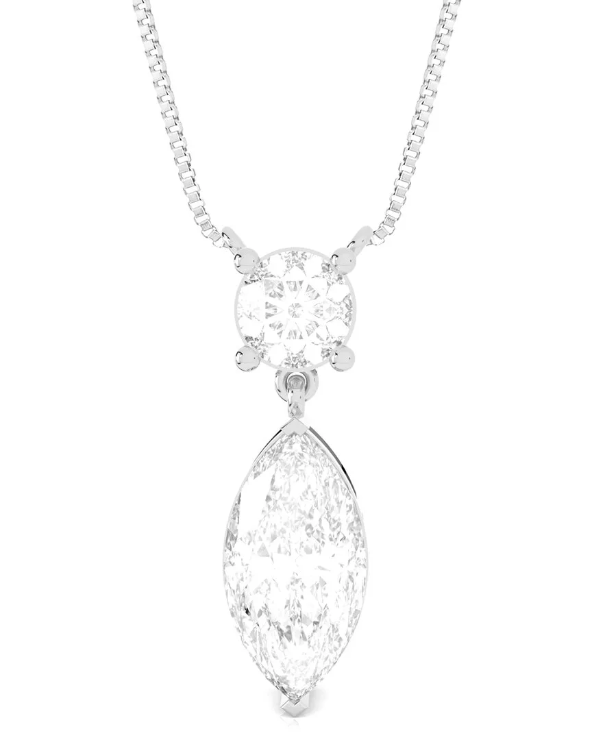 14K 5.00 ct. tw. Lab-Grown Diamond Pendant Necklace by Amairah