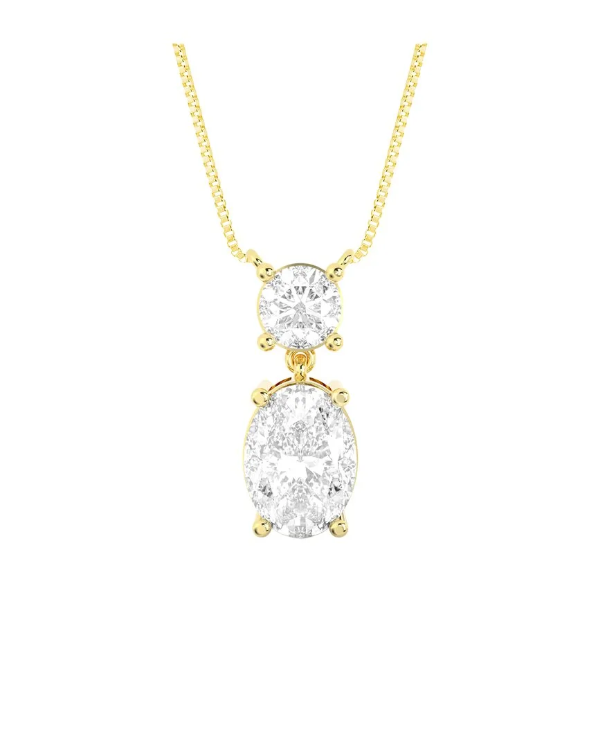 14K 5.00 ct. tw. Lab-Grown Diamond Pendant Necklace by Amairah