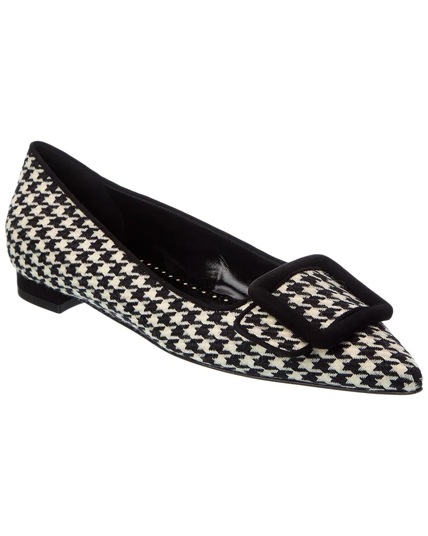 Maysale Wool Flat by Manolo Blahnik