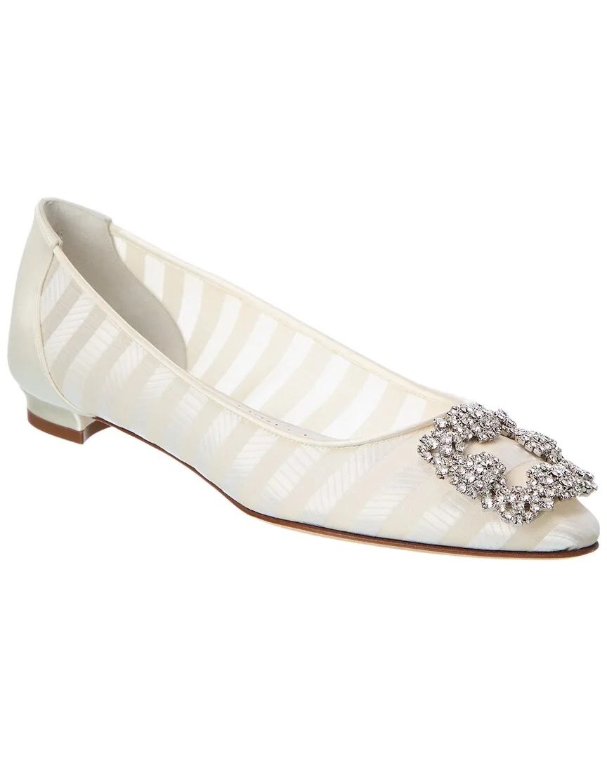 Hangisila Jacquard Flat by Manolo Blahnik
