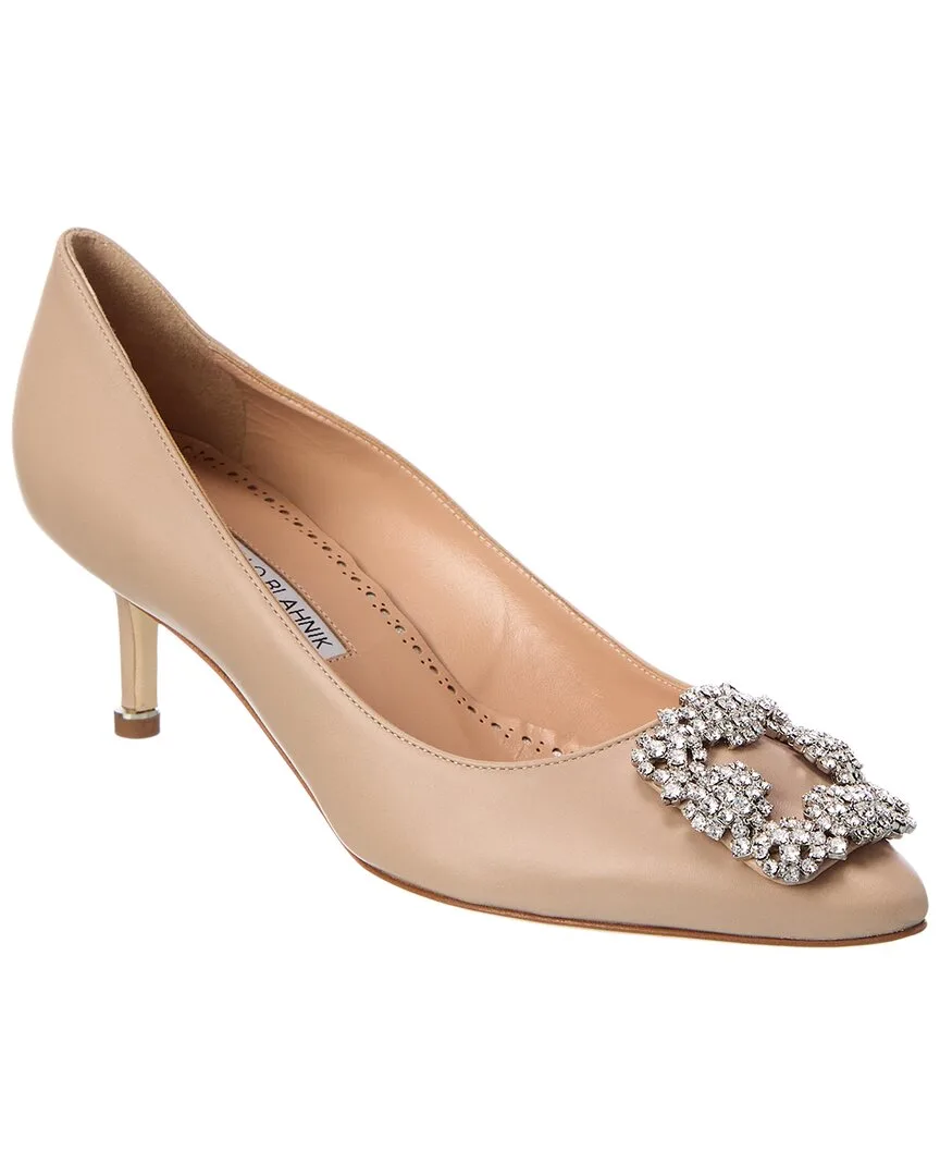 Hangisi 50 Leather Pump by Manolo Blahnik