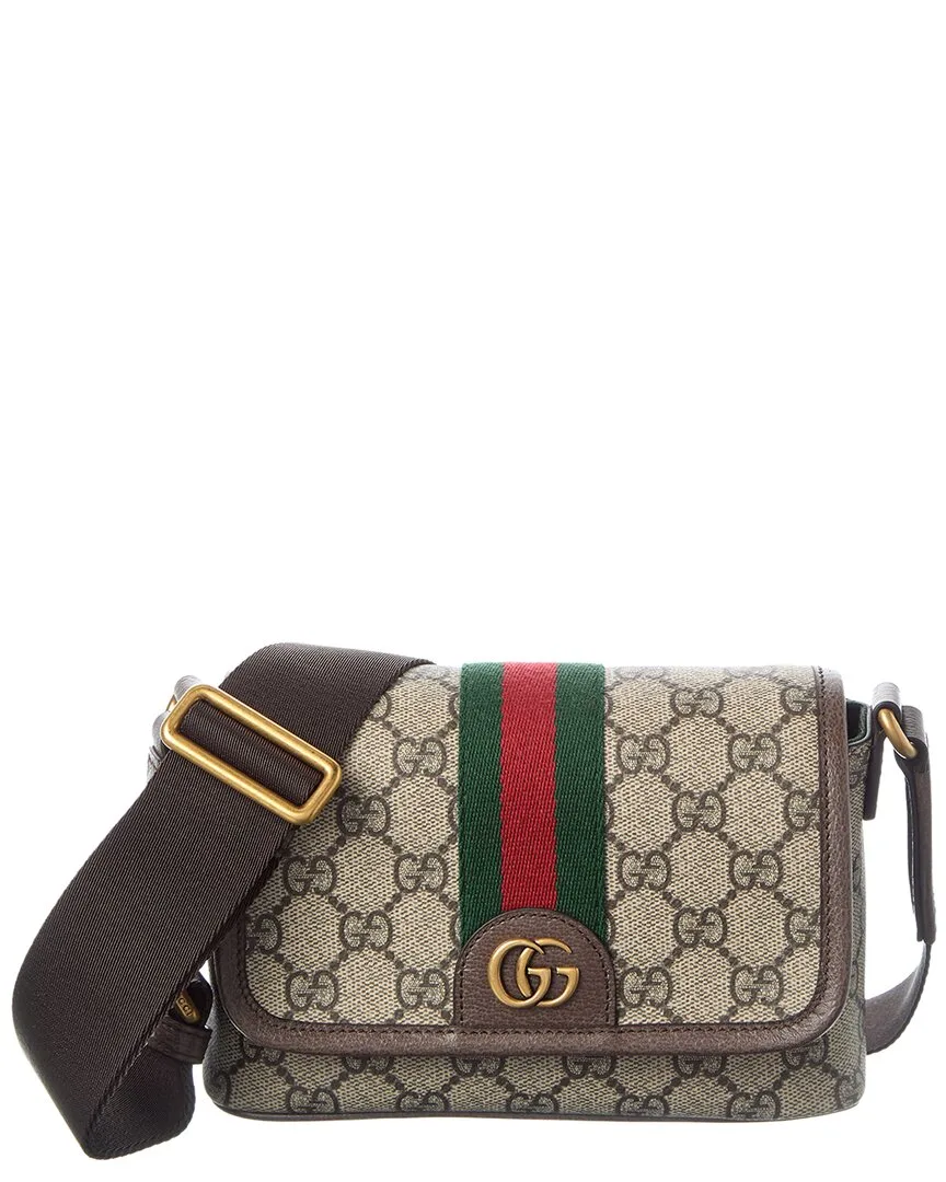 Ophidia Gg Supreme Canvas & Leather Mini Bag by Gucci