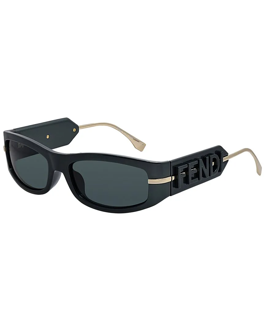 Fe40120 57Mm Sunglasses by FENDI