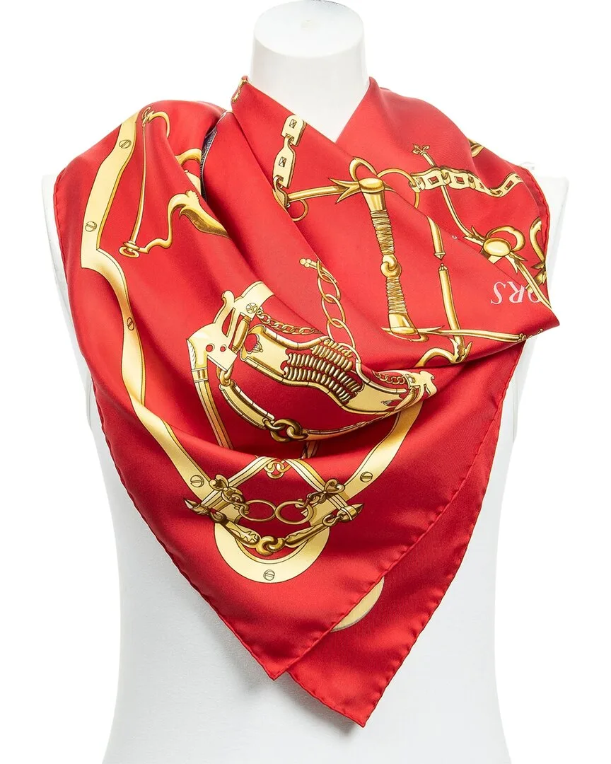 Mors & Gourmettes Scarf (authentic Pre-Loved) by Herms