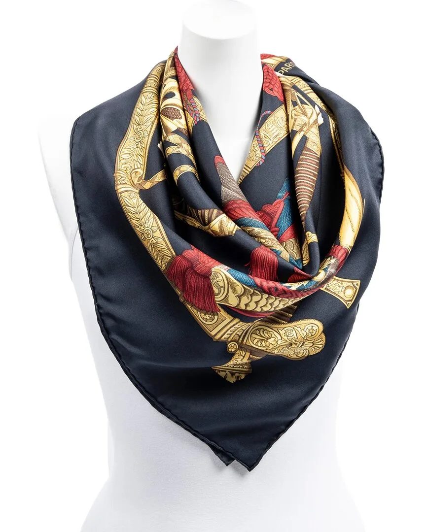 Grand Uniforme 90 Scarf (authentic Pre-Loved) by Herms