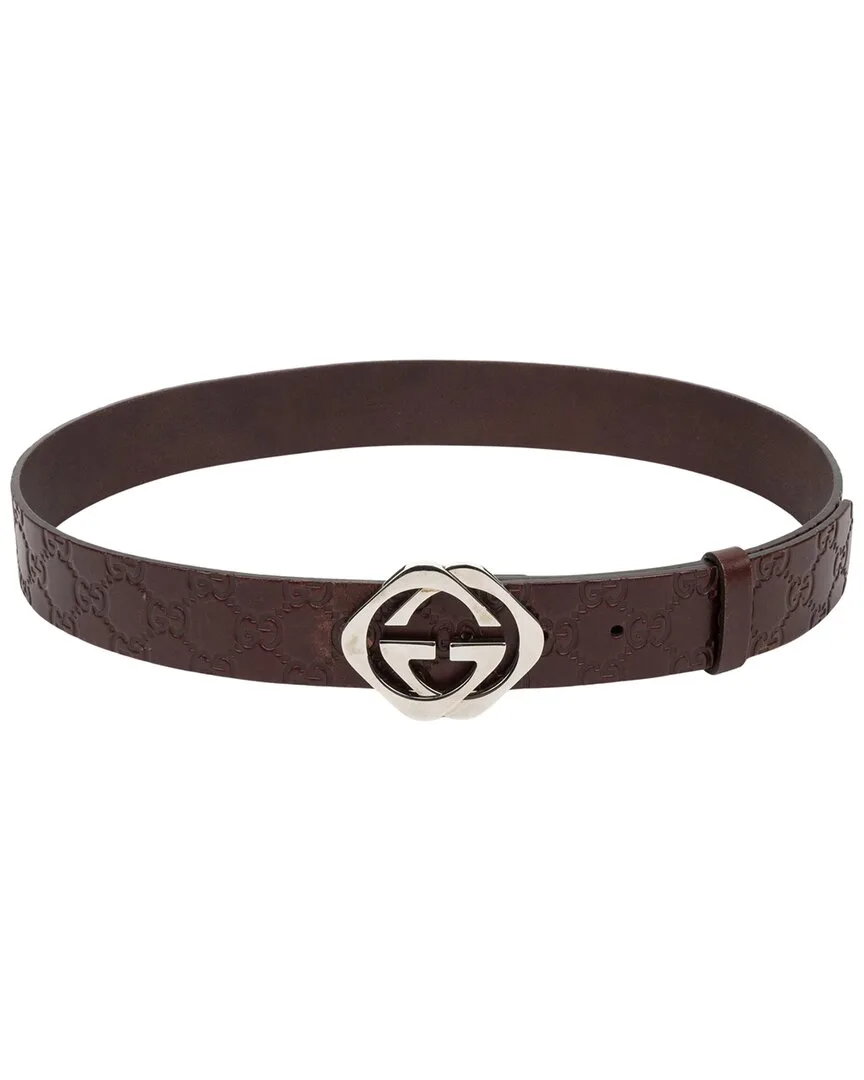 Losang Gg 100 Belt (authentic Pre-Loved) by Gucci