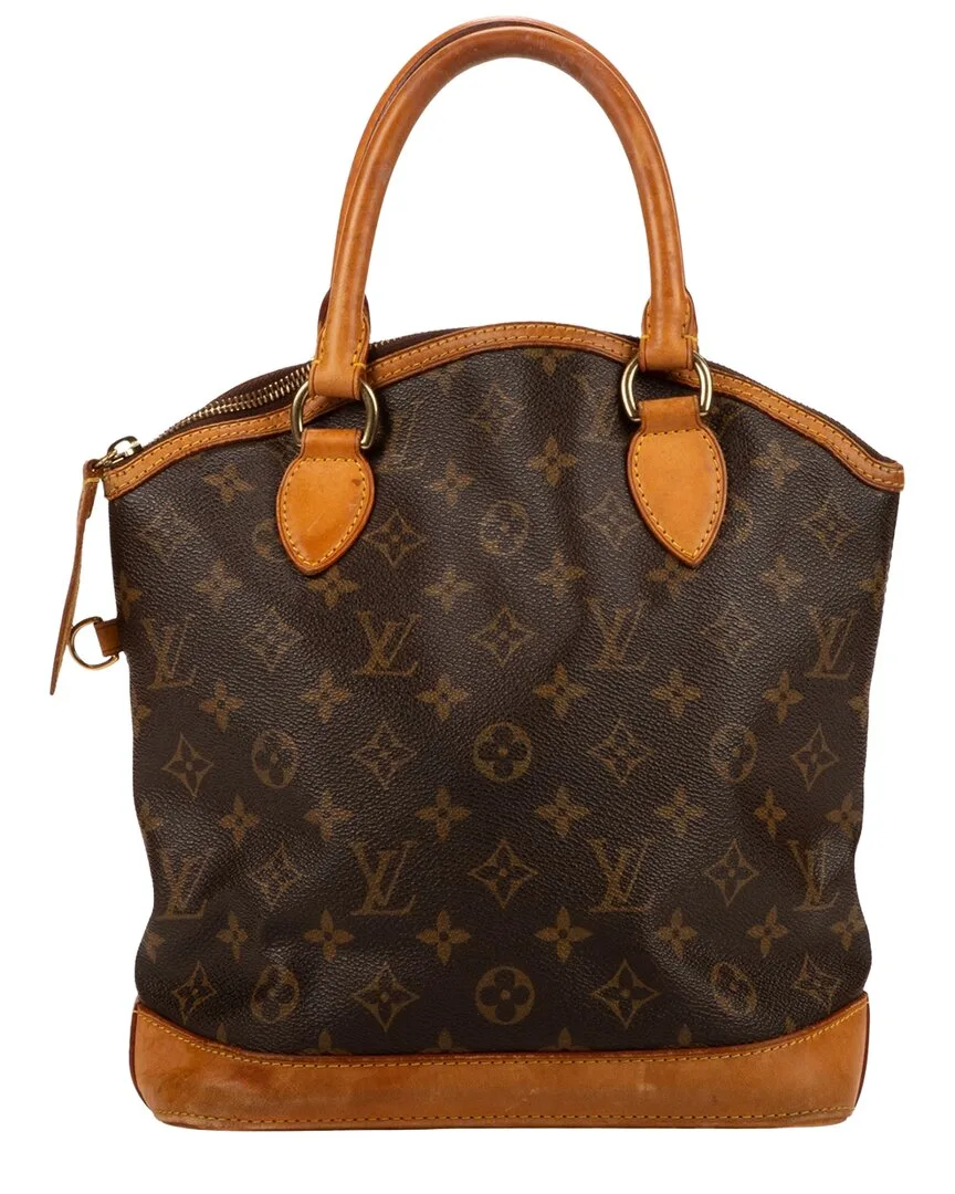 Brown Monogram Canvas Lockit Vertical (authentic Pre-Loved) by Louis Vuitton