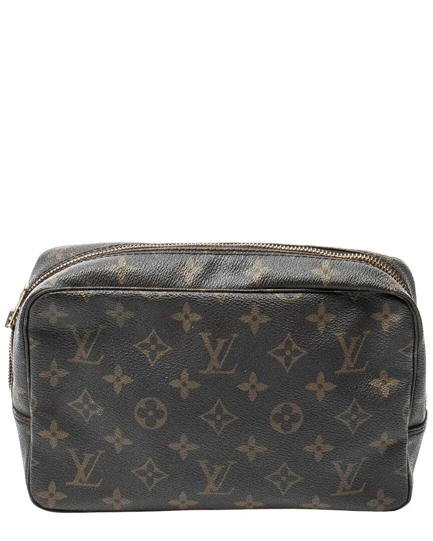 Brown Monogram Canvas Toiletry Pouch Pm (authentic Pre-Loved) by Louis Vuitton