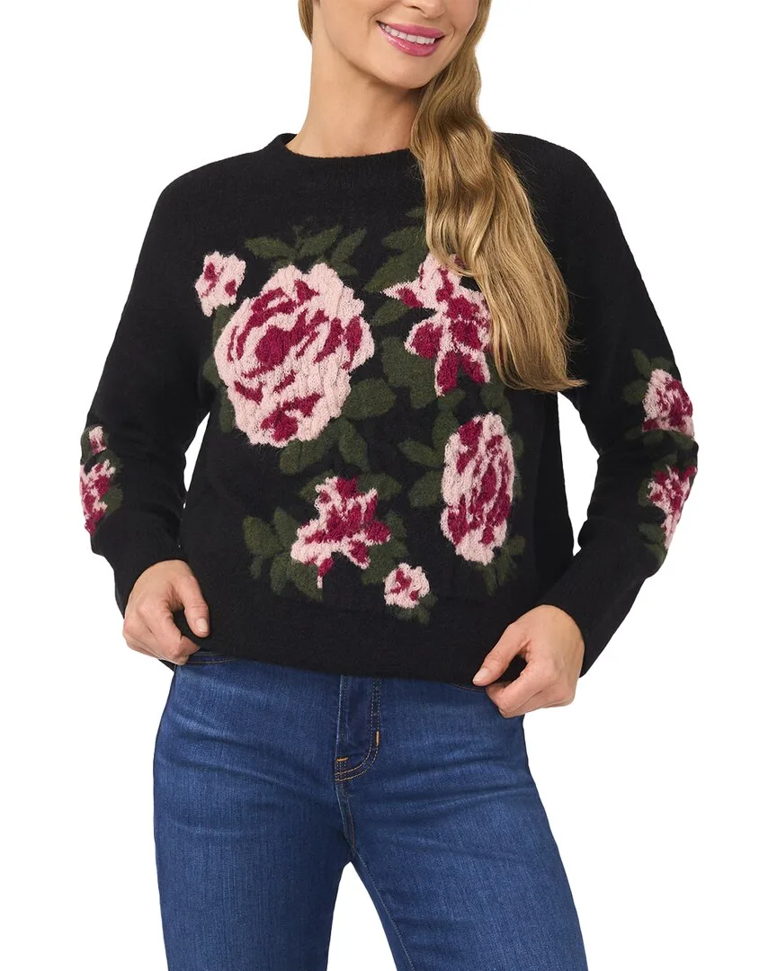 Rose 3D Jacquard Wool-Blend Top by Ted Baker
