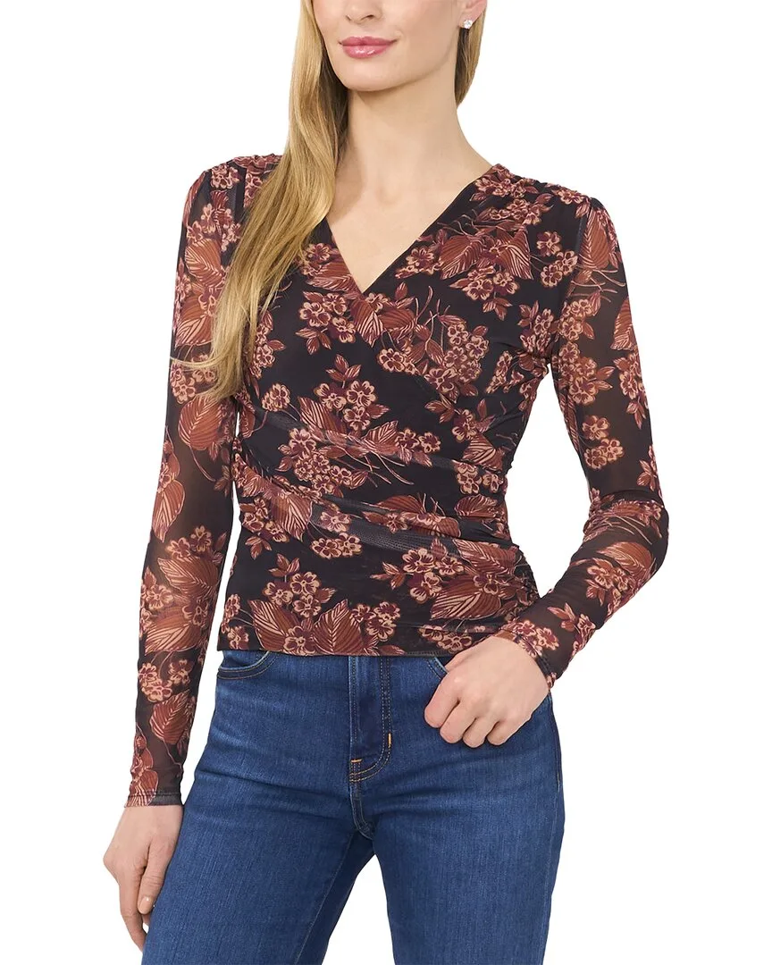 V Neck Crossover Knit Top by Ted Baker