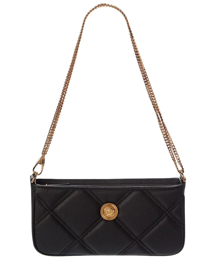 Medusa Leather Pochette by Versace