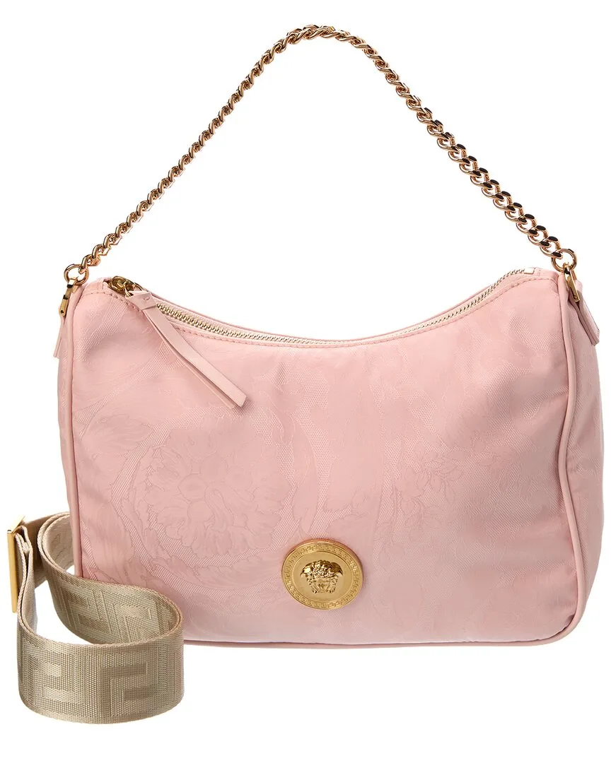 Medusa Canvas & Leather Shoulder Bag by Versace