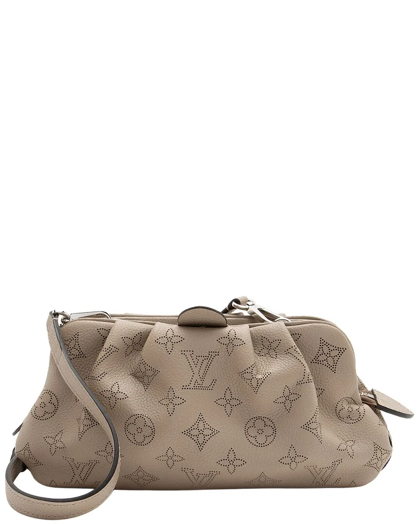 Beige Leather Scala Mini Pouch (authentic Pre-Loved) by Louis Vuitton