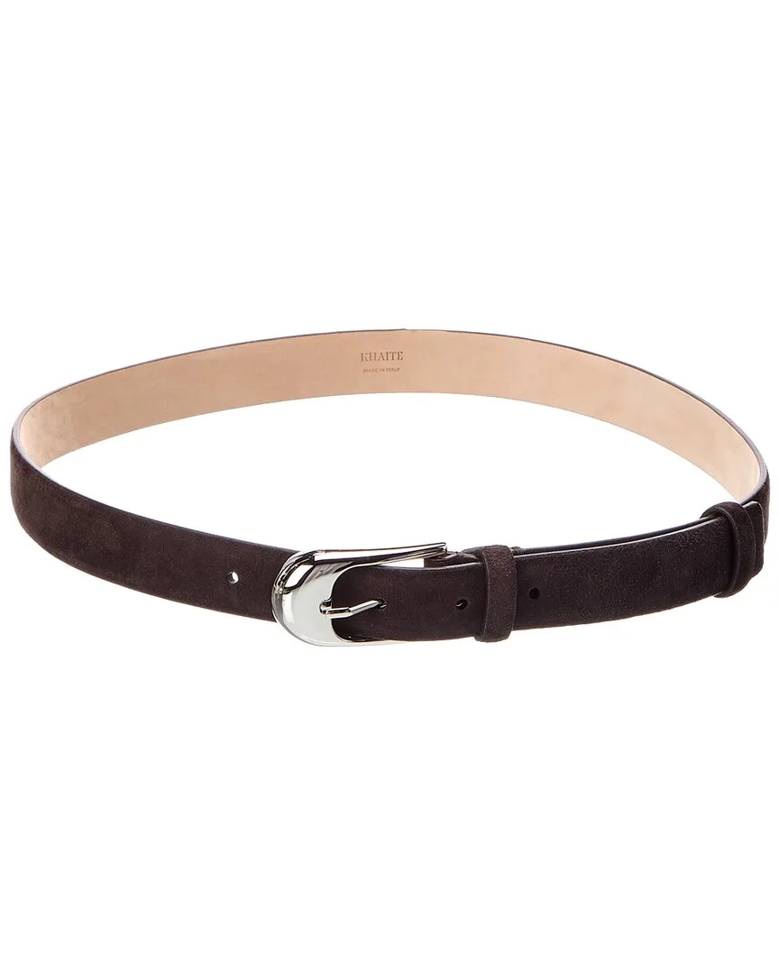 Dome Suede Belt by Khaite