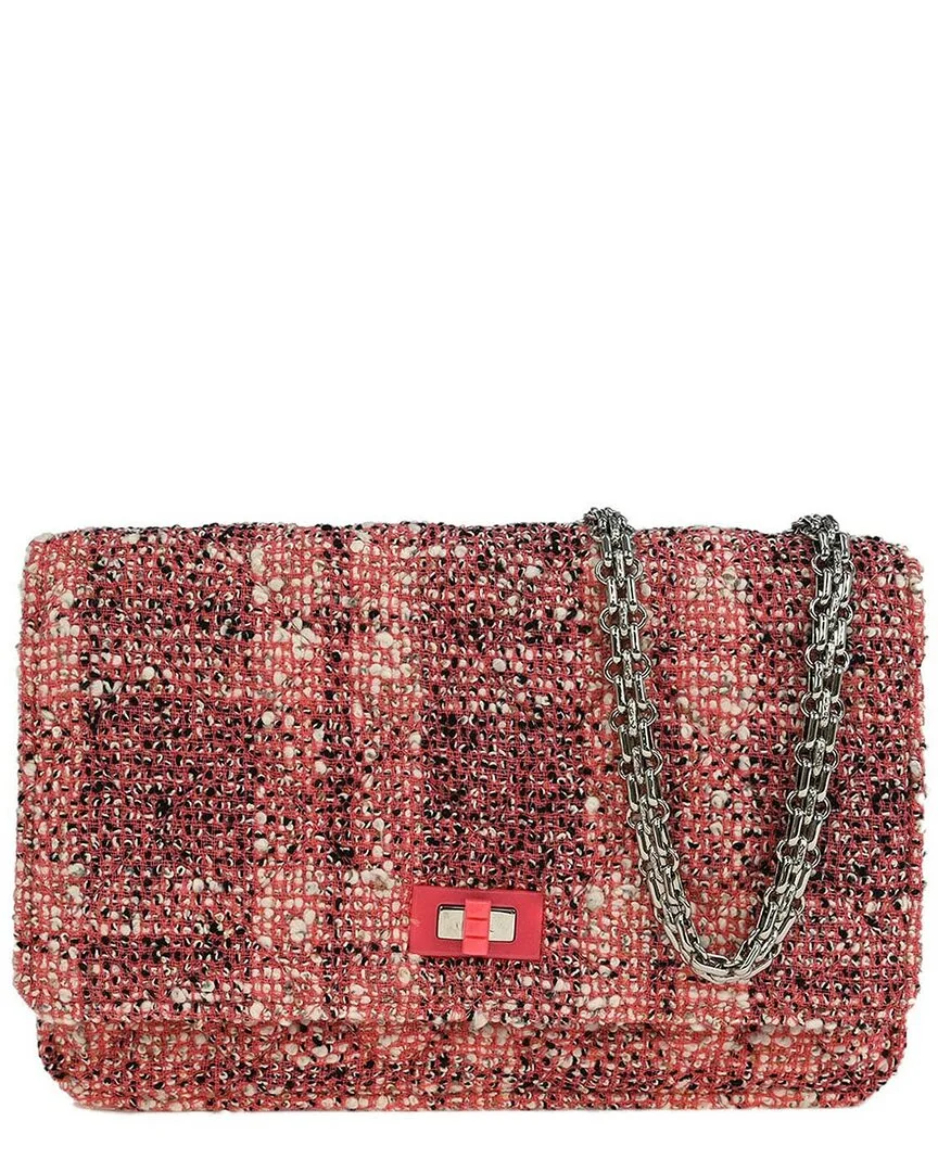 Pink Tweed Reissue 2.55 Flap Handbag (authentic Pre-Loved) by CHANEL