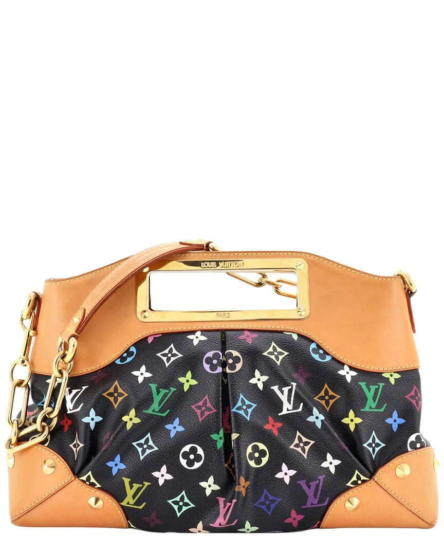Black Monogram Multicolor Judy mm (authentic Pre-Loved) by Louis Vuitton