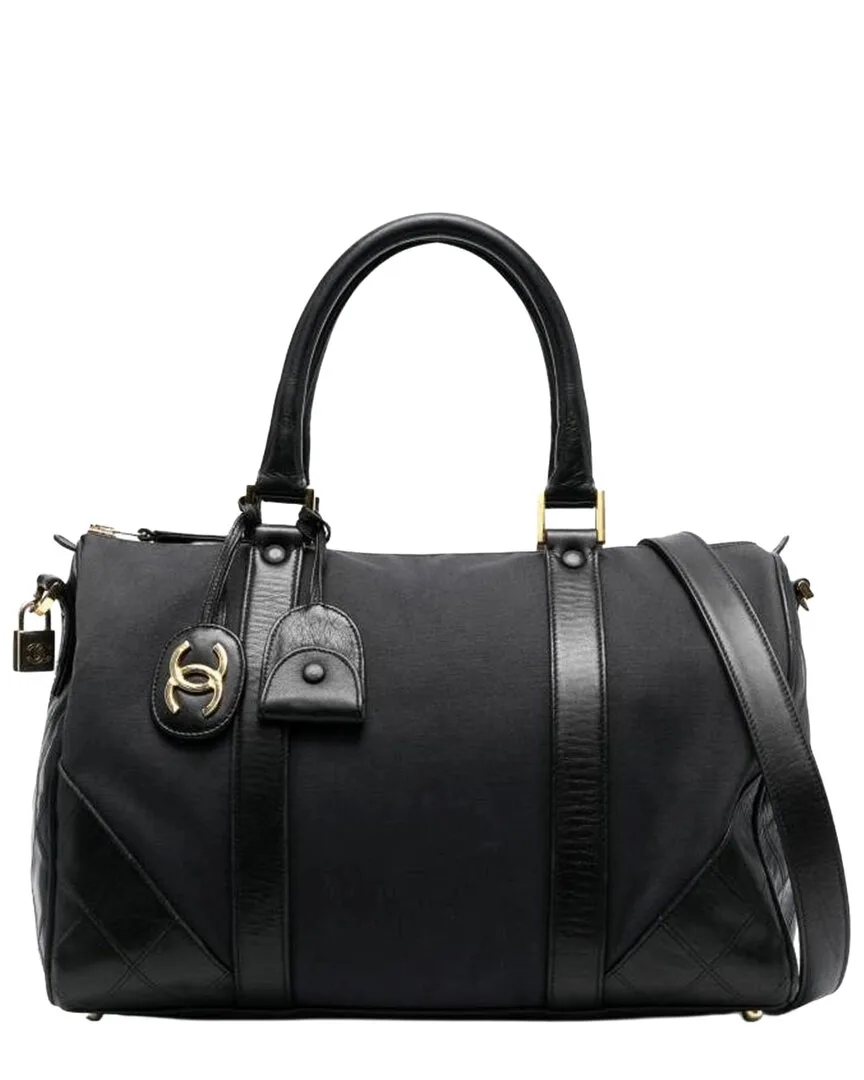 Black Cotton 1990S Bag (authentic Pre-Loved) by CHANEL