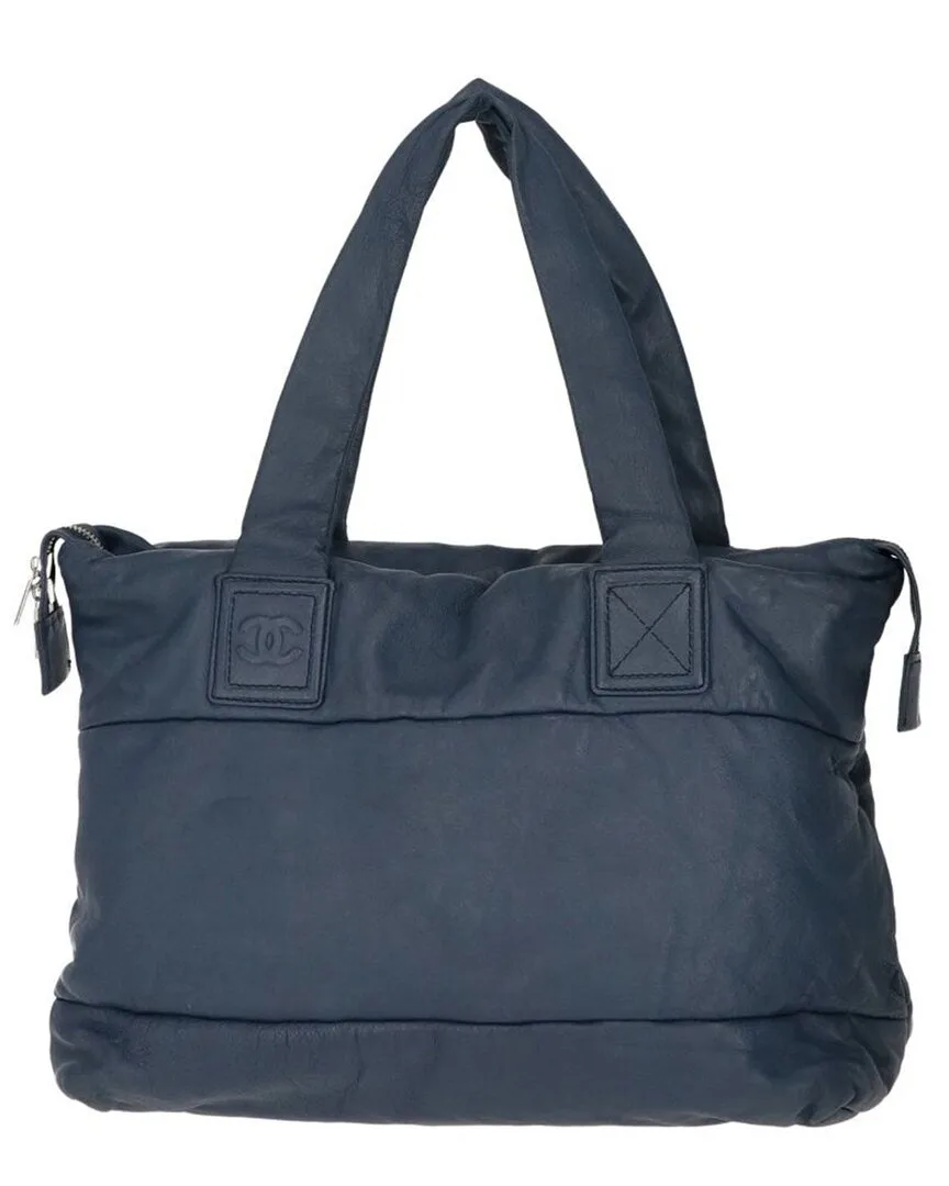 Blue Leather 2000S Bag (authentic Pre-Loved) by CHANEL
