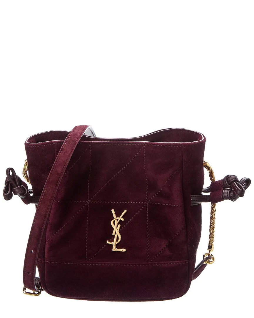 Mini Jamie Suede Shoulder Bag by Saint Laurent