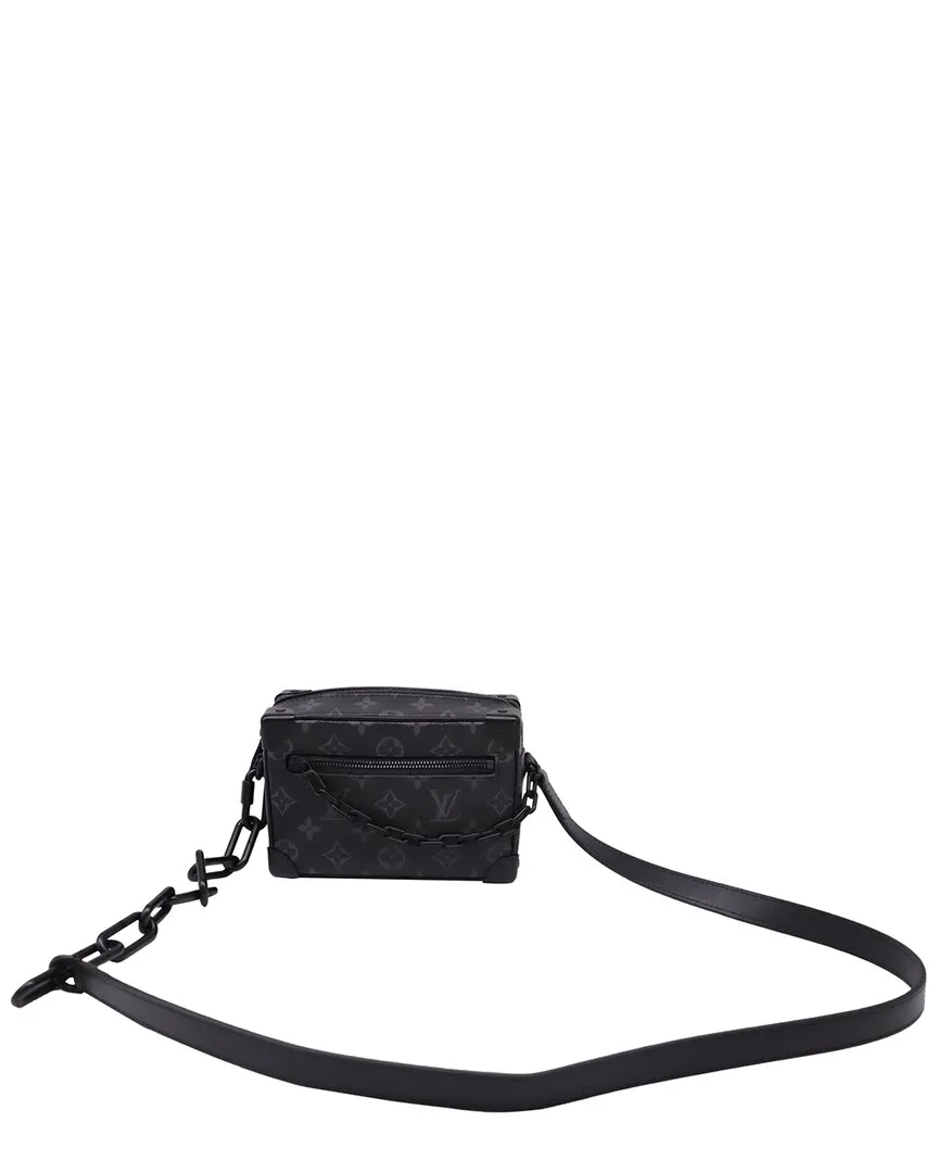 Black Coated Canvas Mini Soft Trunk (authentic Pre-Loved) by Louis Vuitton