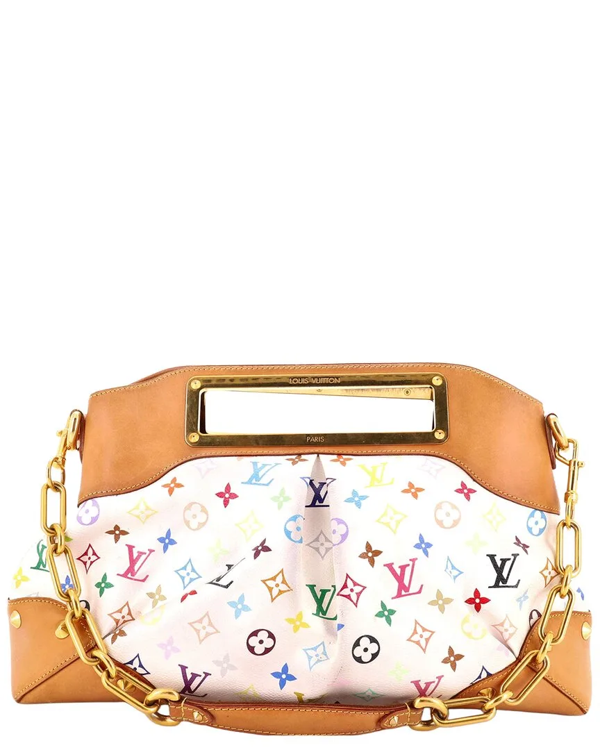 White Monogram Multicolor Judy Gm (authentic Pre-Loved) by Louis Vuitton