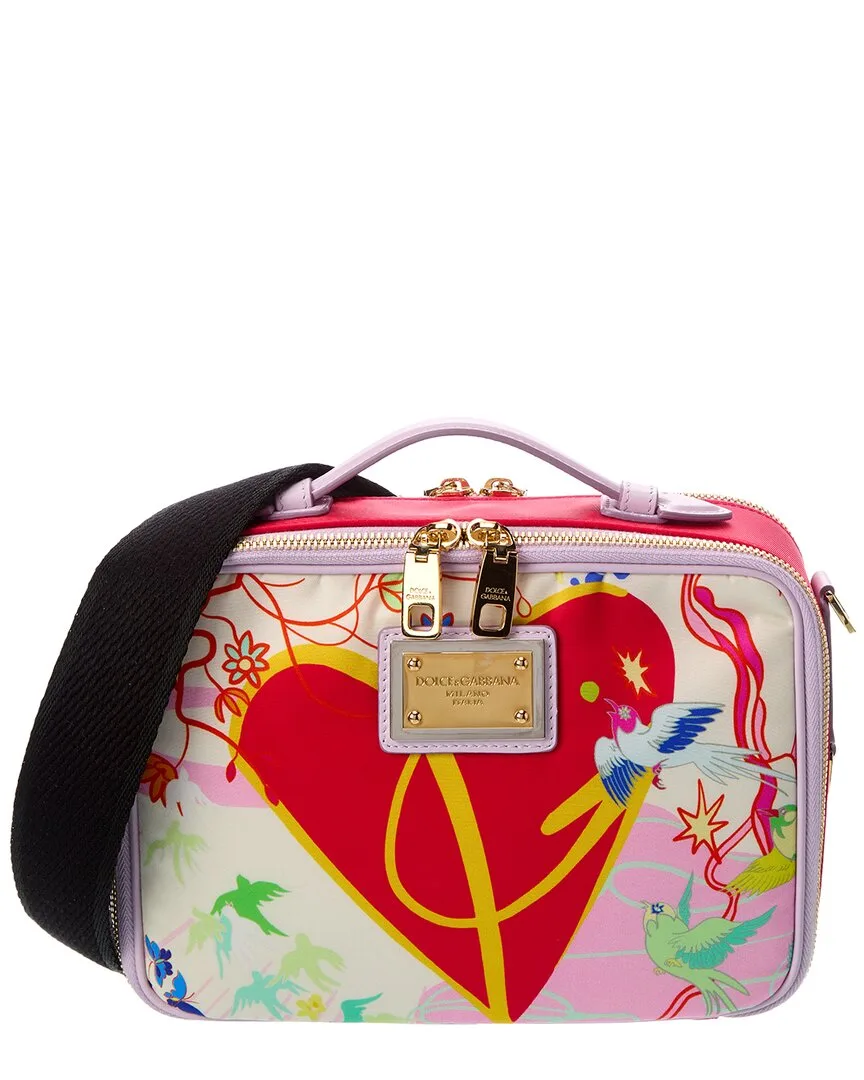 Dg Canvas & Leather Shoulder Bag by Dolce & Gabbana