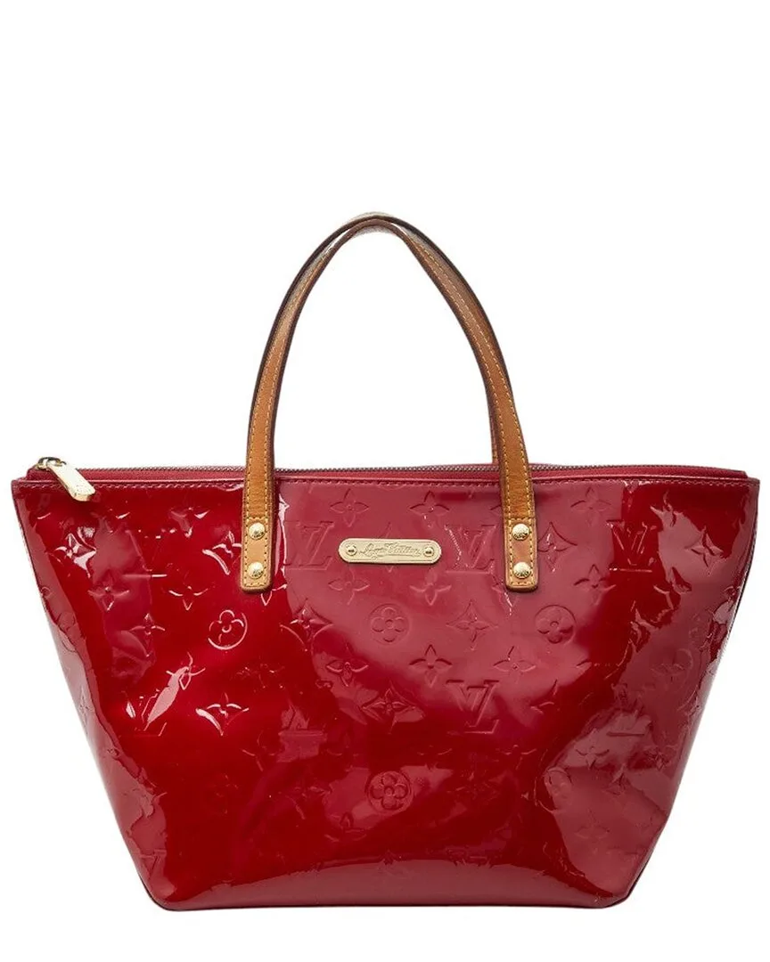 Red Monogram Vernis Bellevue Pm (authentic Pre-Loved) by Louis Vuitton