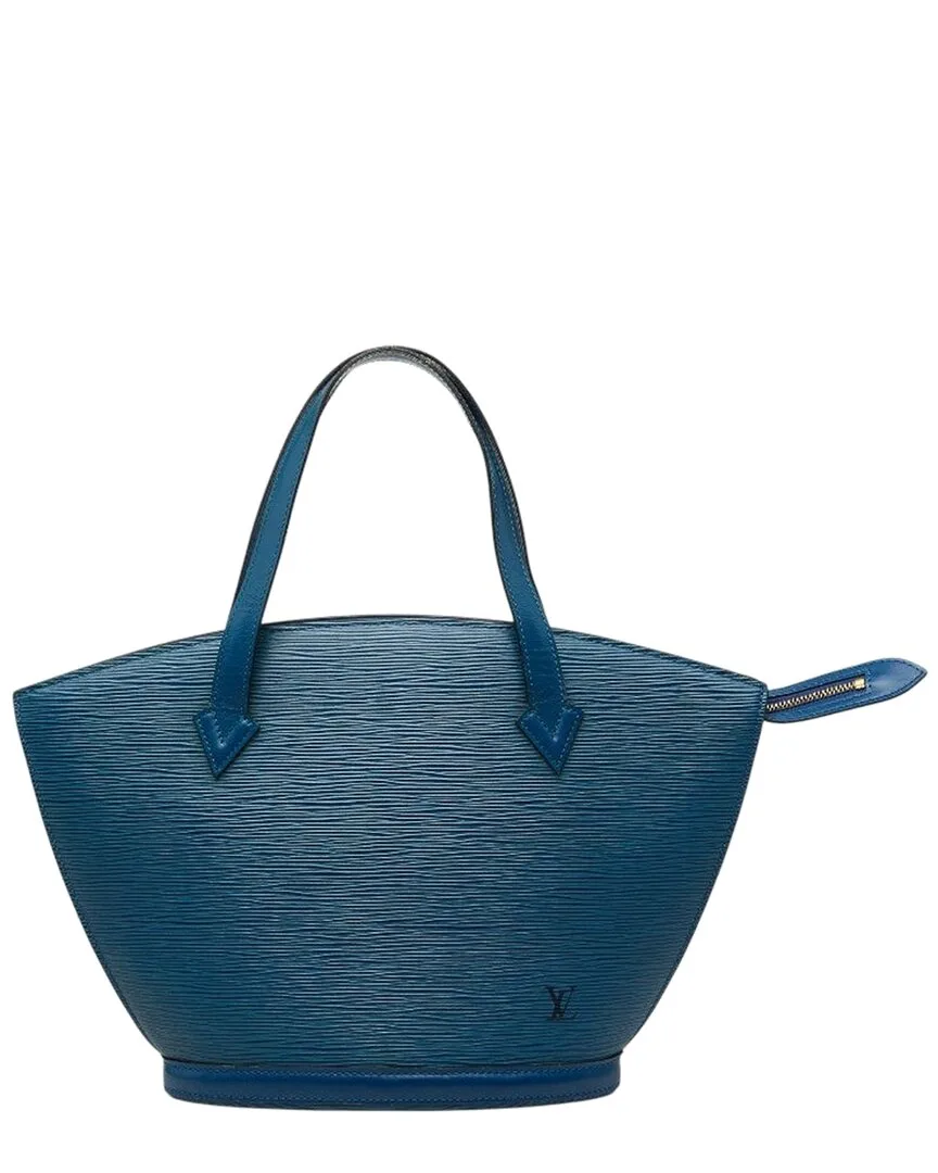 Blue Leather Saint Jacques (authentic Pre-Loved) by Louis Vuitton