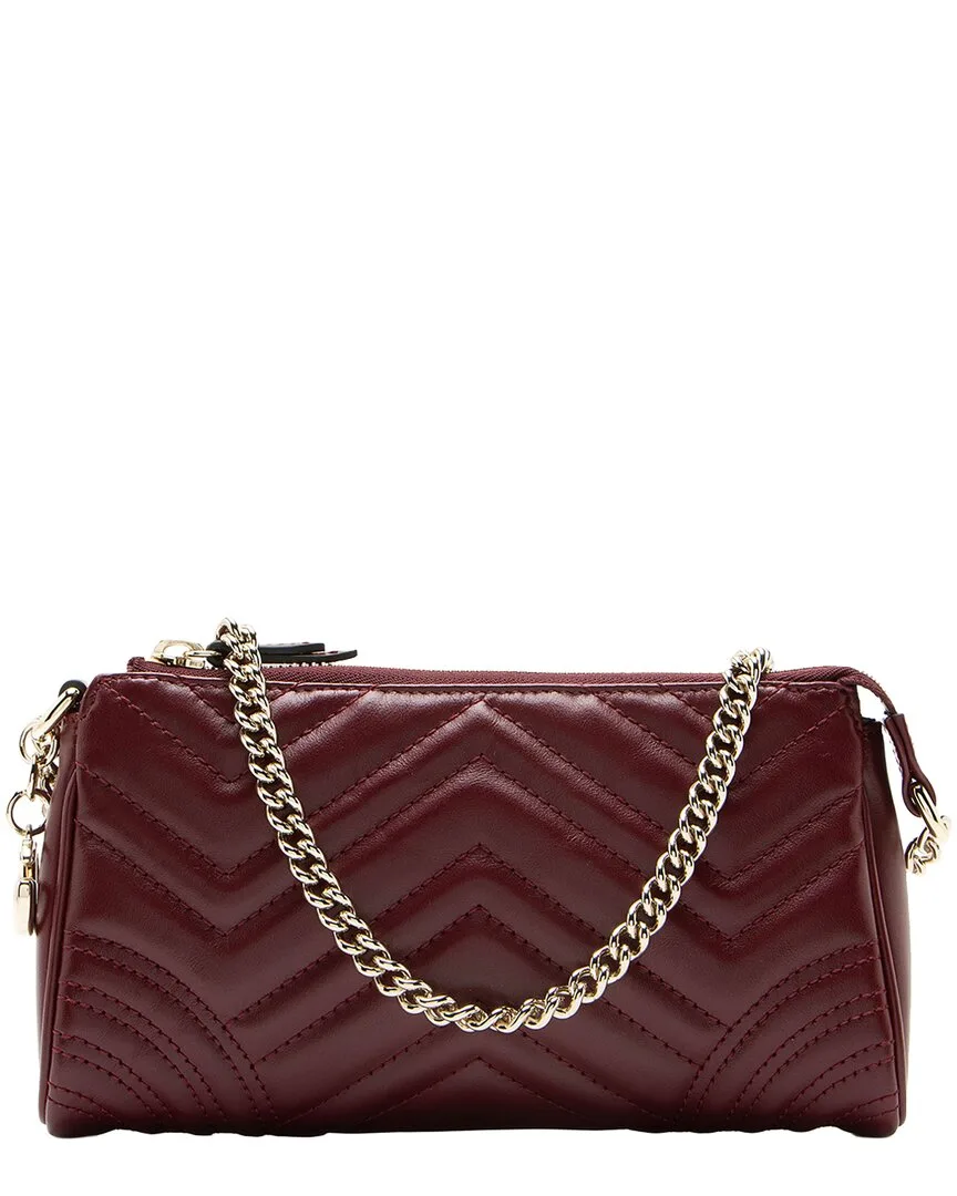 Red Leather Gg Marmont Mini Pochette (authentic Pre-Loved) by Gucci