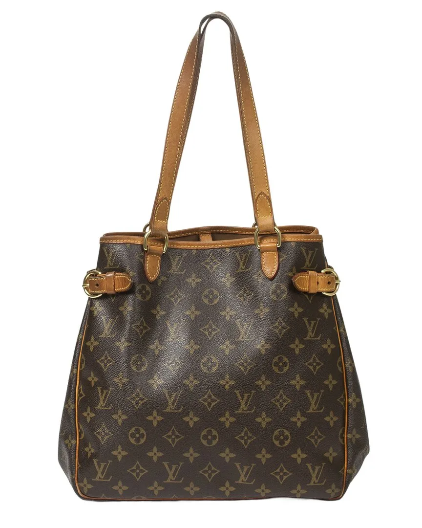 Brown Monogram Canvas Batignolles Vertical (authentic Pre-Loved) by Louis Vuitton