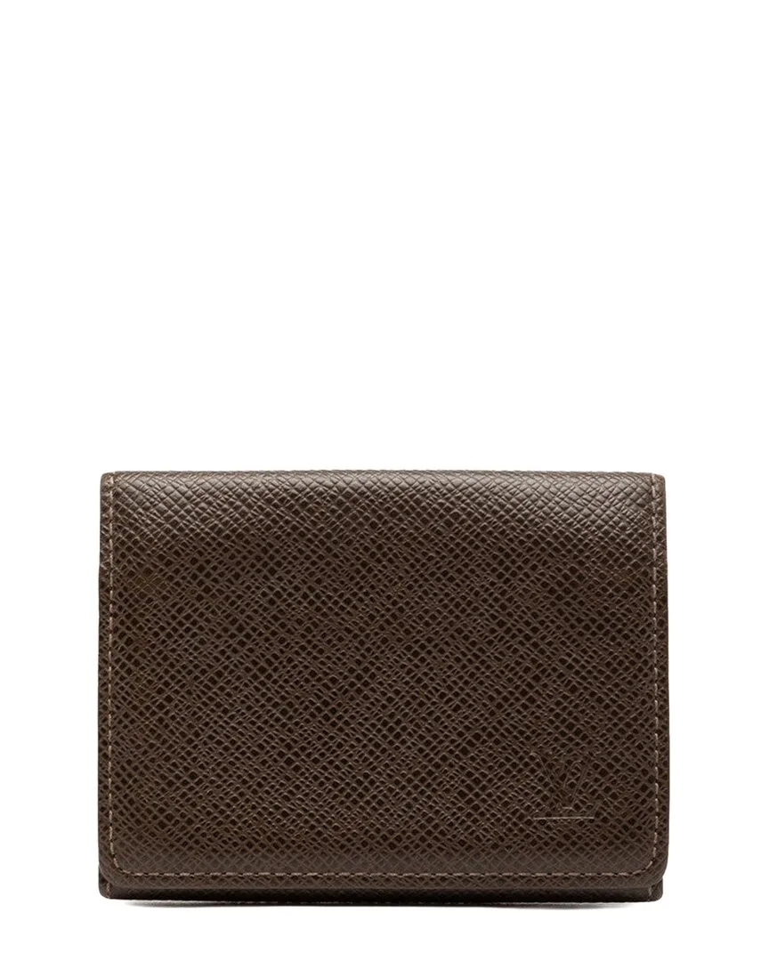 Brown Enveloppe Carte De Visite Card Case (authentic Pre-Loved) by Louis Vuitton