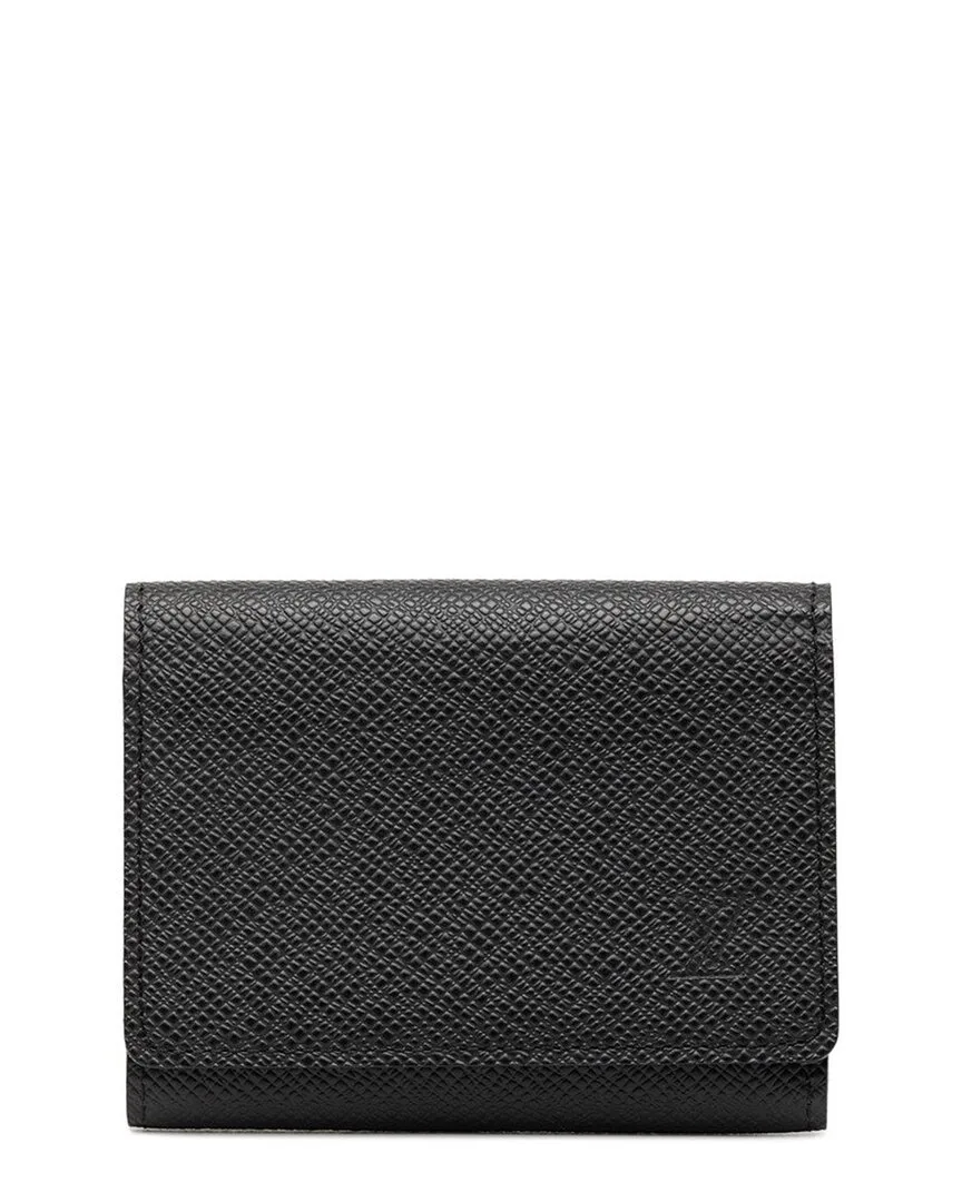 Black Enveloppe Carte De Visite Card Case (authentic Pre-Loved) by Louis Vuitton