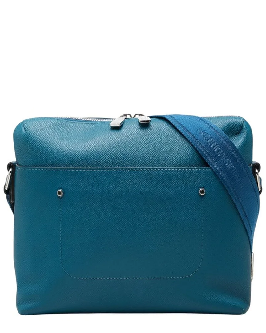 Blue Taiga Leather Grigori (authentic Pre-Loved) by Louis Vuitton