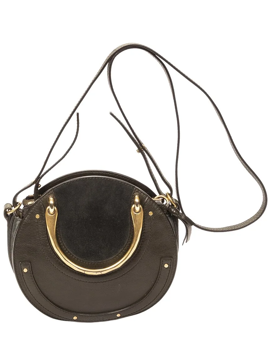 Dark Green Calfskin Leather Small Pixie Crossbody (authentic Pre-Loved) by Chloé