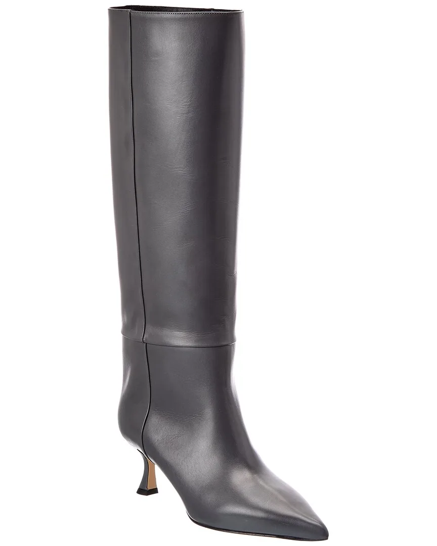 Chloe 60 Leather Knee-High Boot by Alexandre Birman