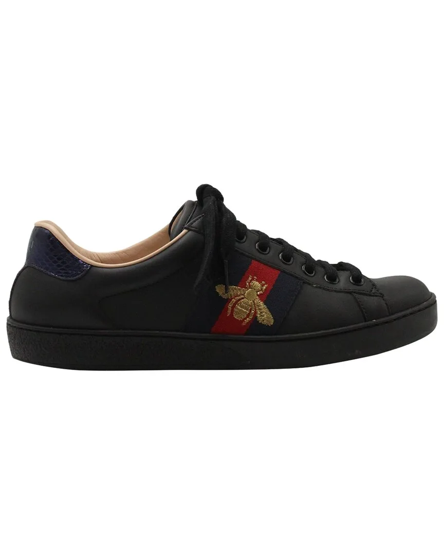 Calfskin Leather Ace Sneaker (authentic Pre-Loved) by Gucci