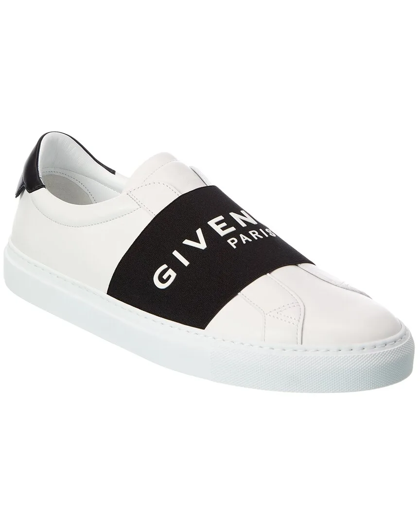 Elastic Leather Sneaker by GIVENCHY