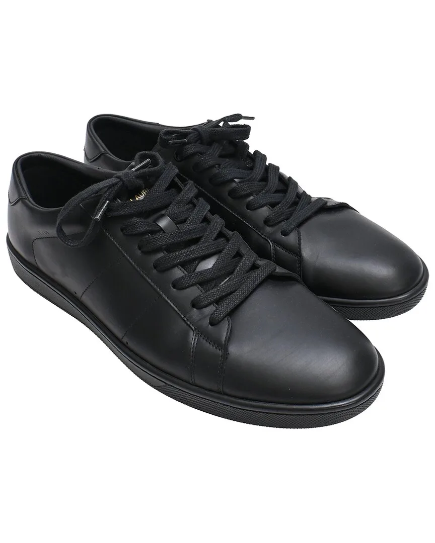 Leather Sl/01 Low-Top Sneaker (authentic Pre-Loved) by Saint Laurent