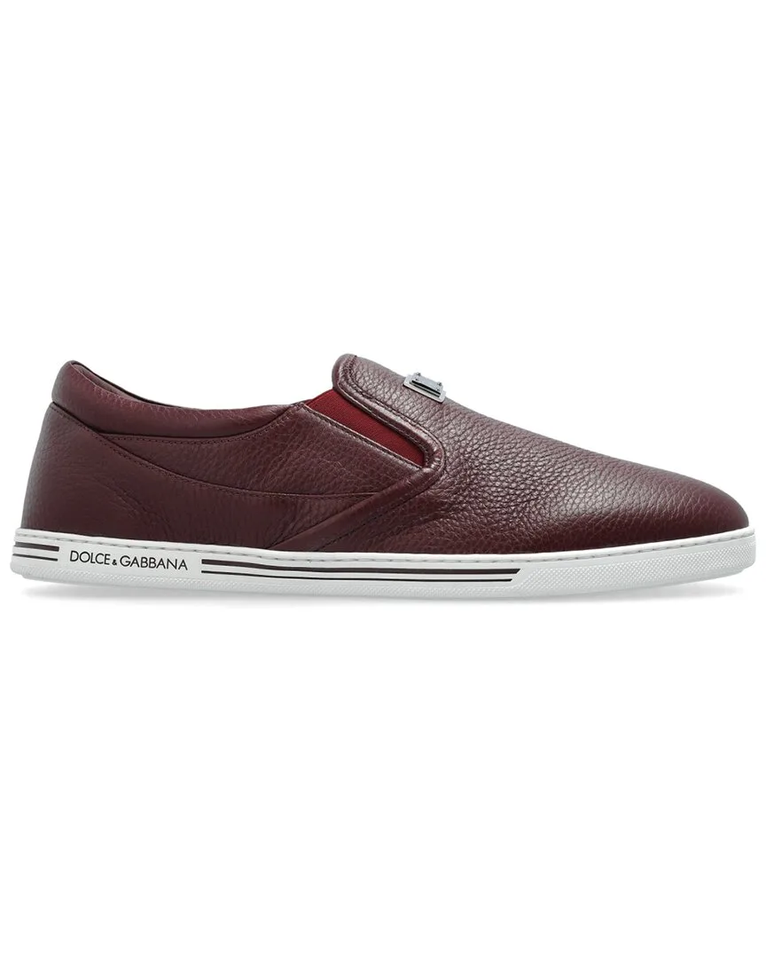 Leather Slip-On (authentic Pre-Loved) by Dolce & Gabbana