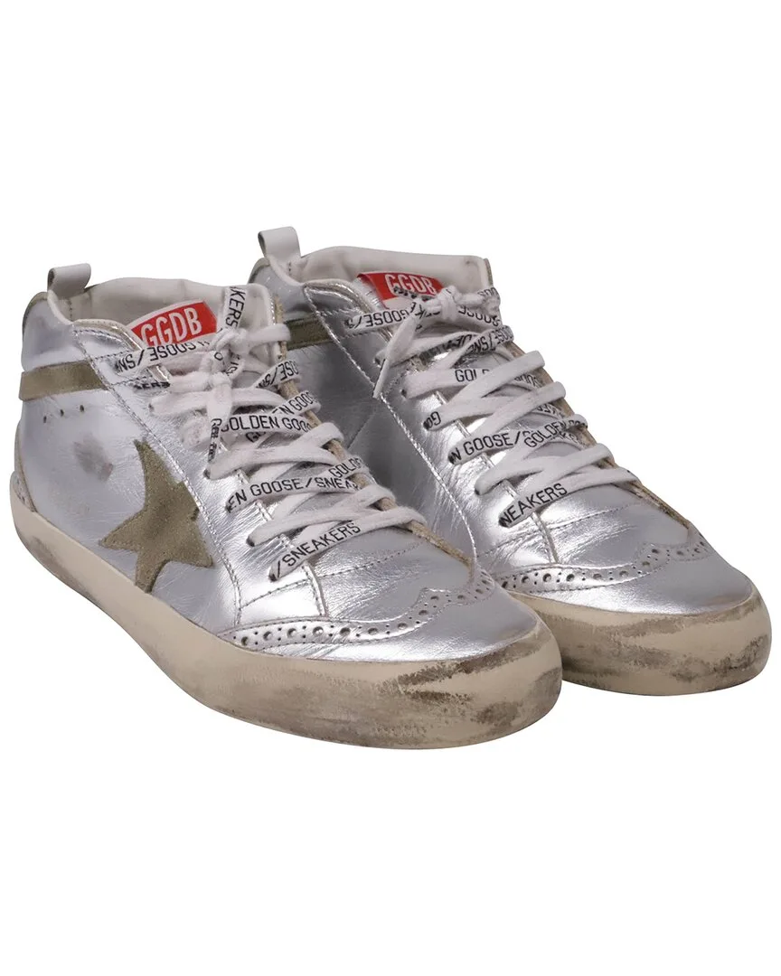 Leather Mid Star Sneaker (authentic Pre-Loved) by Golden Goose