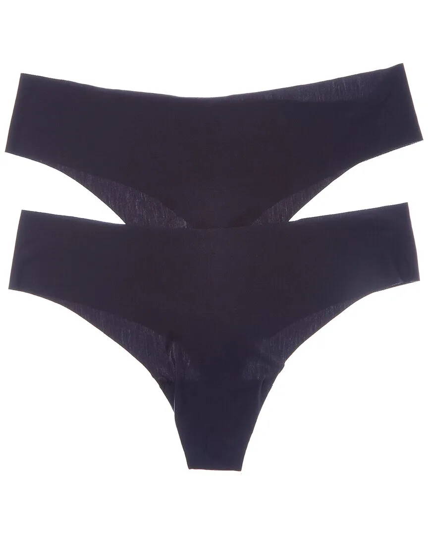 2Pk Butter Mid-Rise Thong by Commando