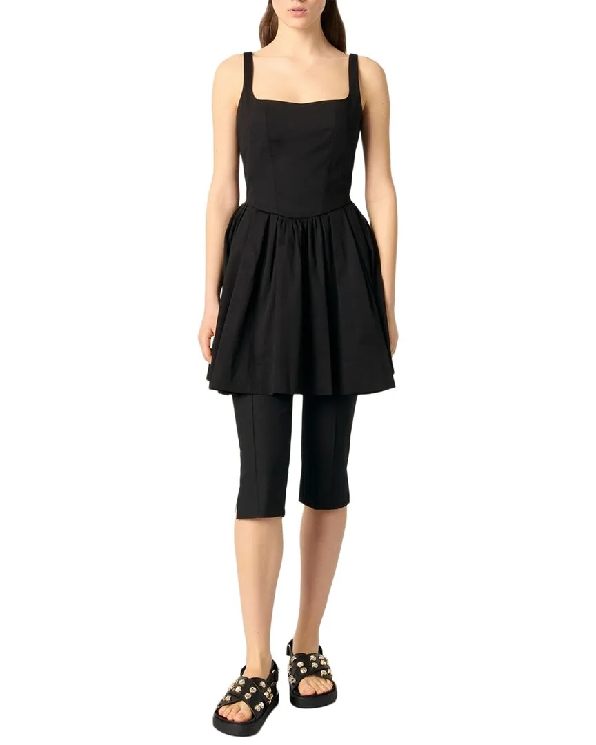Black Mini Dress by Maje