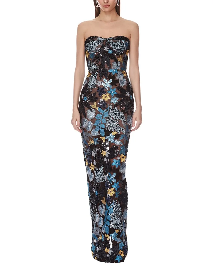 Dahlia Strapless Maxi Dress by Bronx and Banco