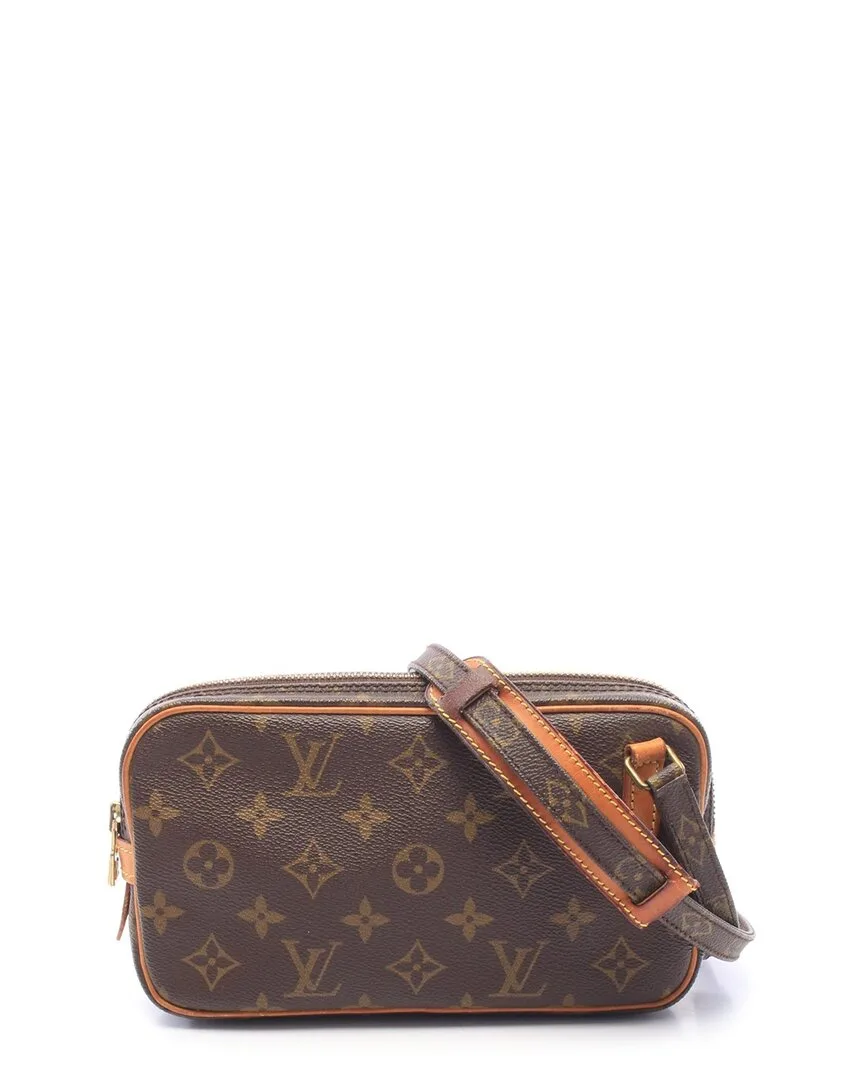 Brown Monogram Canvas Marly Bandouliere (authentic Pre-Loved) by Louis Vuitton