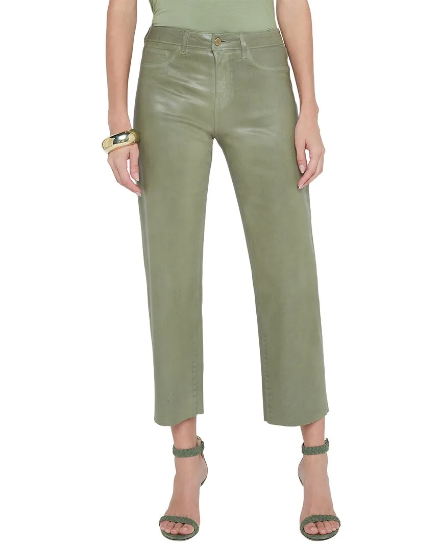 Wanda High-Rise Crop Wide Leg Jean by L'AGENCE
