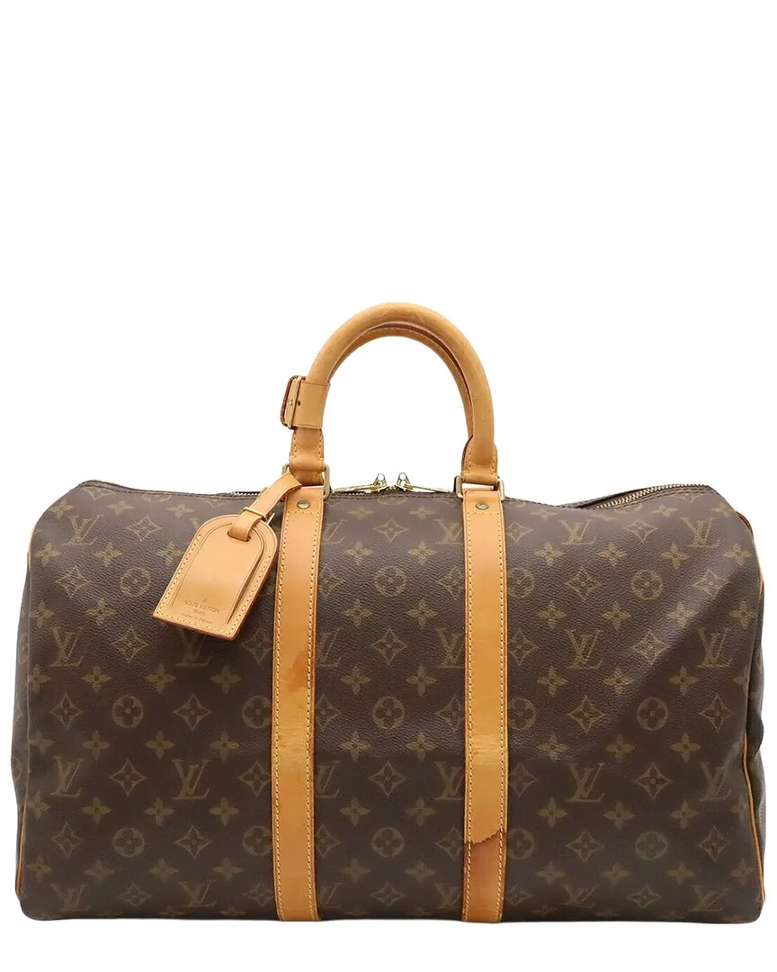 Brown Monogram Canvas Keepall 45 by Louis Vuitton