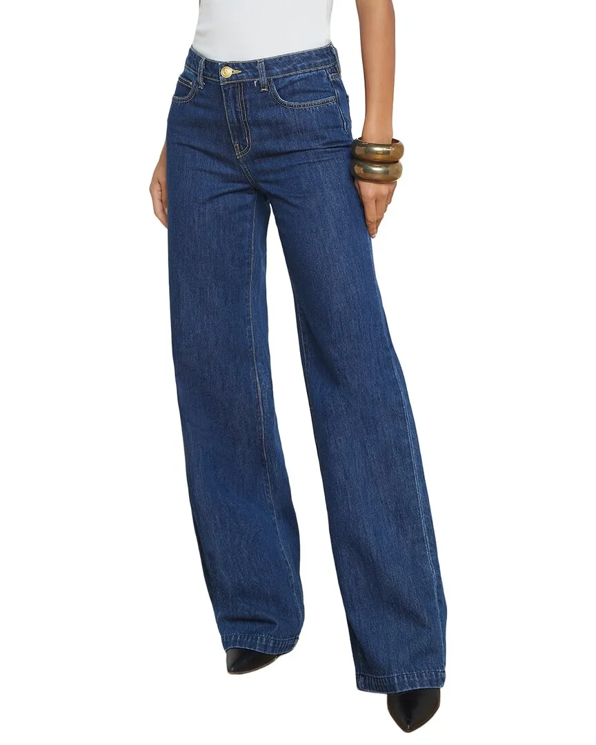 Clayton High-Rise Wide Leg Jean by L'AGENCE