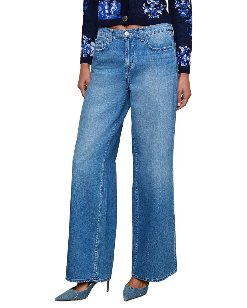 Alicent High-Rise Sneaker Wide Leg Jean by L'AGENCE