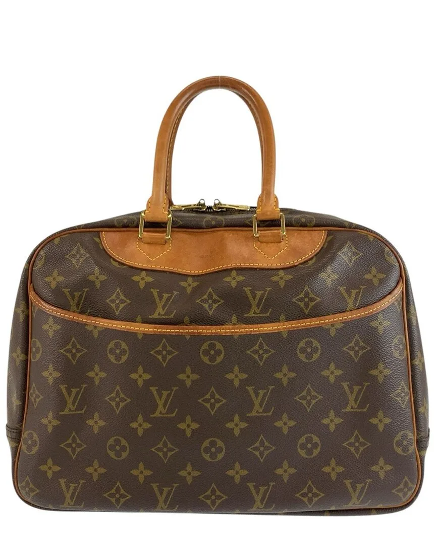 Brown Monogram Canvas Deauville Boston Bag (authentic Pre-Loved) by Louis Vuitton