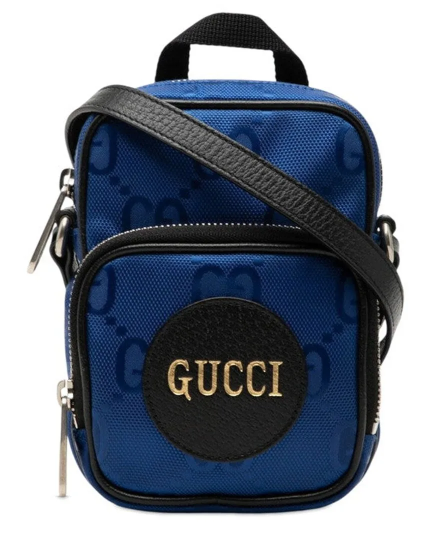 Blue Nylon Off the Grid Crossbody (authentic Pre-Loved) by Gucci